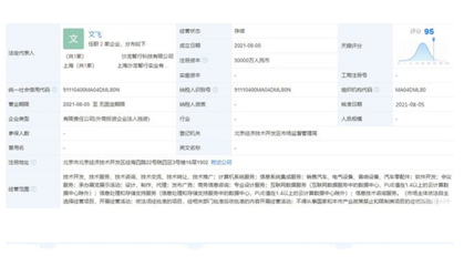 沙龍智行科技成立，注冊(cè)資本5億發(fā)力信息處理與存儲(chǔ)支持服務(wù)